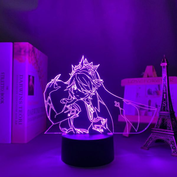 Genshin Impact Rosaria 3D Desk Led Night Lamp 2