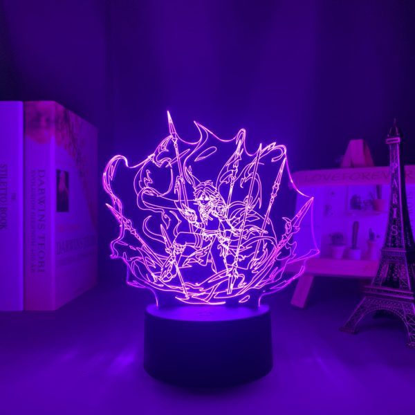 3d Led Night Light Lamp Genshin Impact Xiao Acrylic Led Lamp Game 1