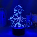 Genshin Impact Ganyu LED 3D Night Light Game