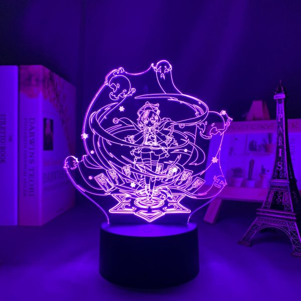 Genshin Impact Qiqi Wish Acrylic Led Lamp Game 1
