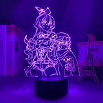 Genshin Impact 3d Led Night Light Lamp Amber Acrylic Led Lamp Game