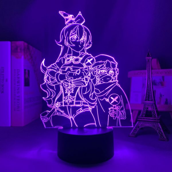 Genshin Impact 3d Led Night Light Lamp Amber Acrylic Led Lamp Game 1