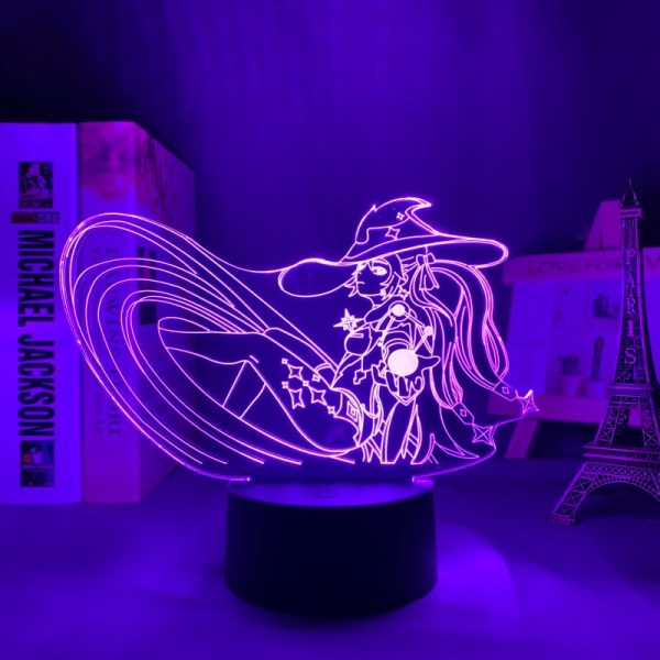 Genshin Impact Lisa 3D Acrylic Led Light Game Lamp 1