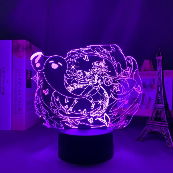 Genshin Impact Hu Tao Acrylic Led Lamp Game 1