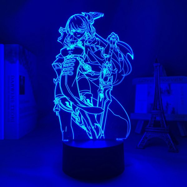 Genshin Impact Beidou Acrylic 3d Led Night Light Lamp 2