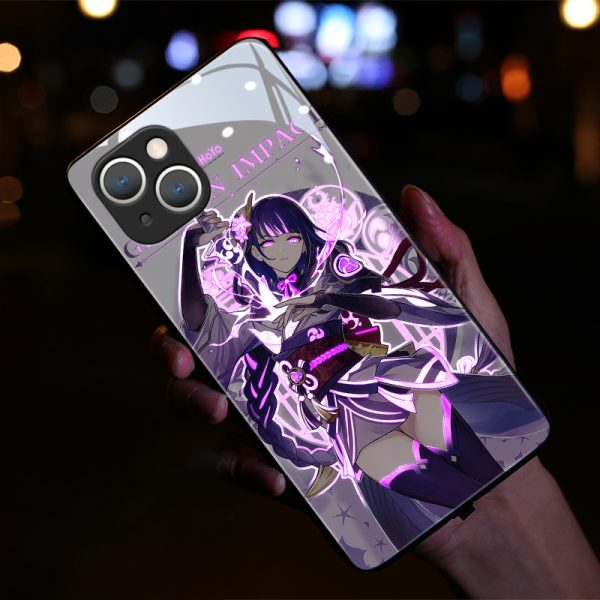 Genshin Impact LED Glowing Phone Case – Raiden shogun