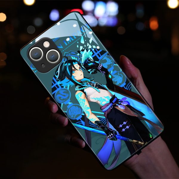 Genshin Impact Xiao Glowing LED Phone Case for Iphone