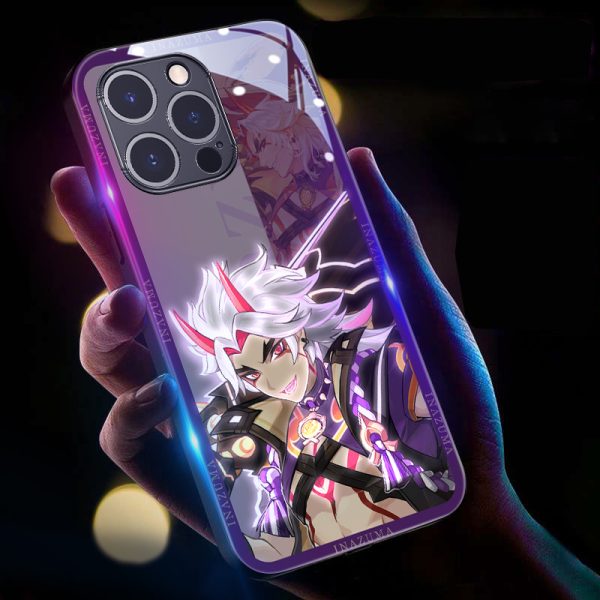 Genshin Impact LED Phone Case for Iphone Itto