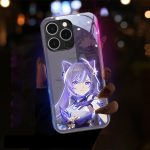 Genshin Impact LED Phone Case for Iphone Keqing