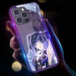 Genshin Impact LED Phone Case for Iphone Yelan