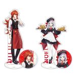 Genshin Impact Outland Gastronomy Series Acrylic Stand Badge Diluc Noelle