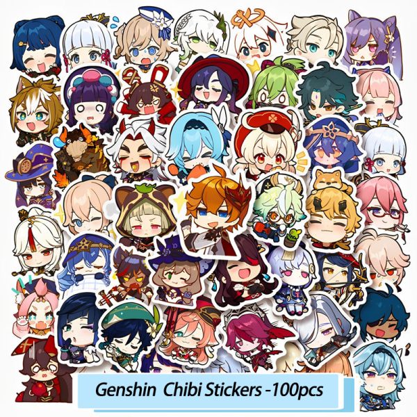 Genshin Impact Chibi Stickers