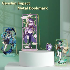 Genshin Impact Metal Bookmark Shenhe Hollow Bookmark Exquisite Gifts ...