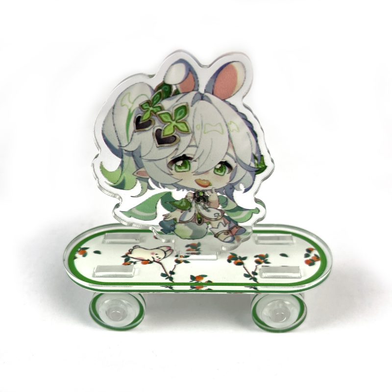Genshin Impact Skateboard Ornament character Cute Chibi Acrylic Gift Toys nahida