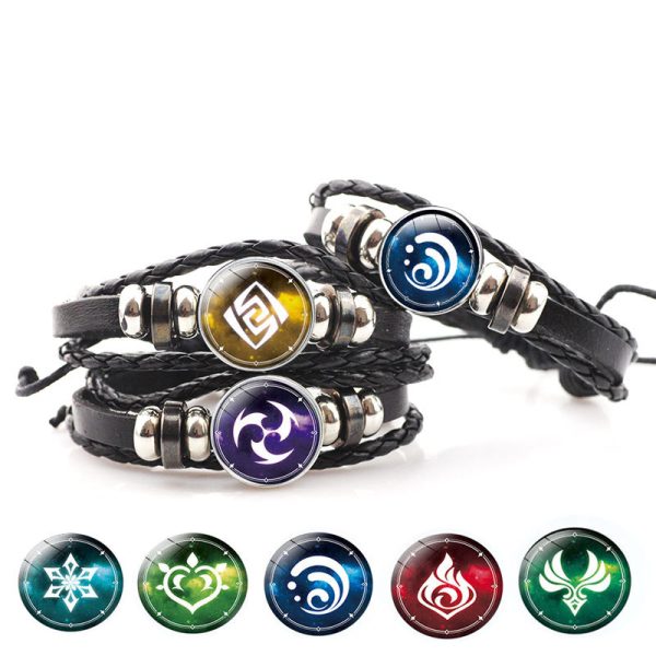 Genshin Impact Bracelets Luminous Elements Vision Jewelry