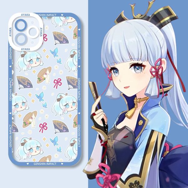 Genshin Impact Phone Case Ayaka Cute Chibi Phone Cases