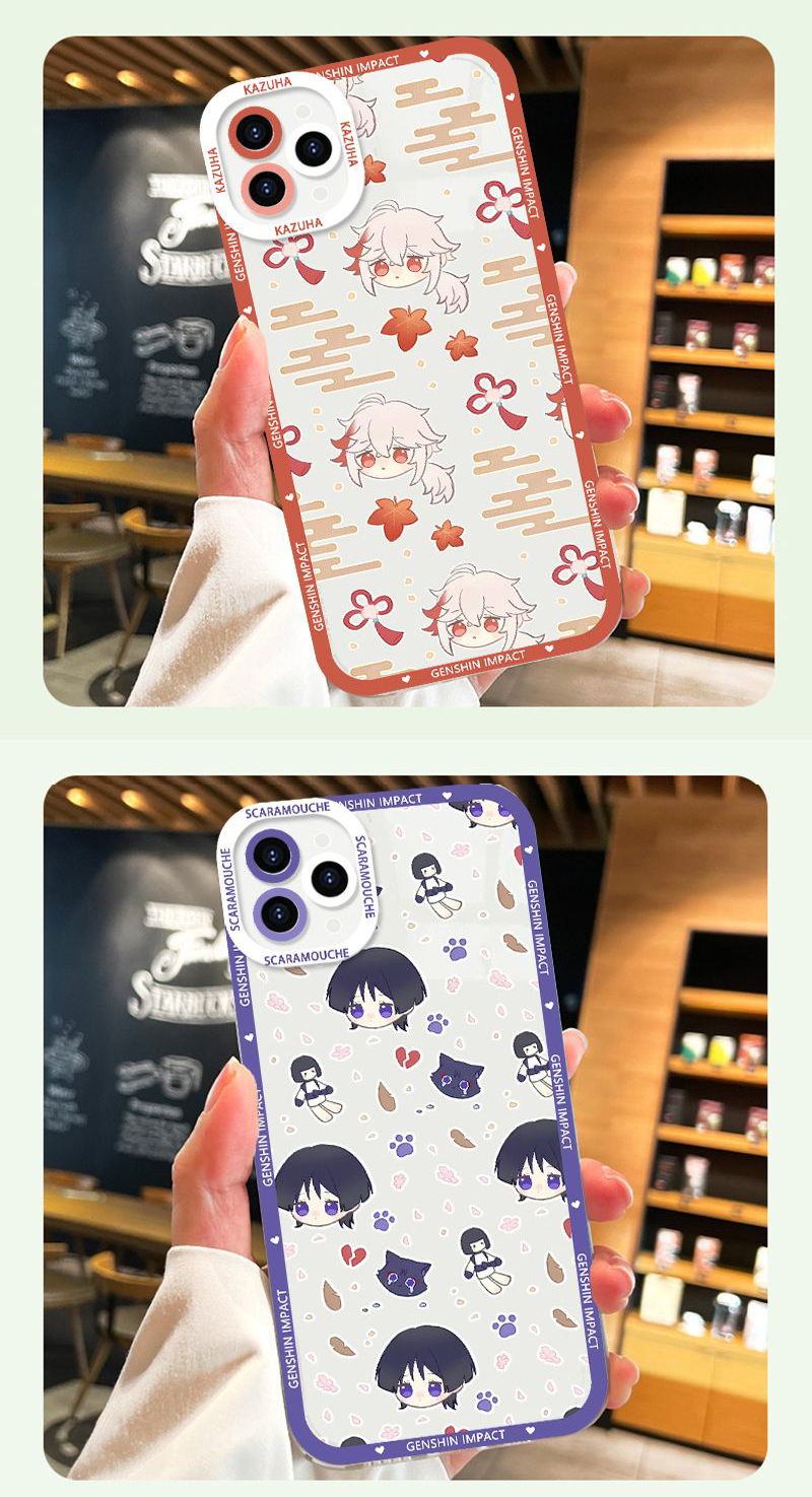 Genshin Impact Phone Case Cute Chibi Phone Cases details