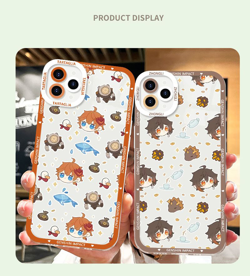 Genshin Impact Phone Case Cute Chibi Phone Cases details