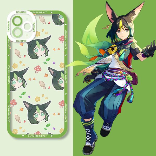 Genshin Impact Phone Case Tighnari Cute Chibi Phone Cases