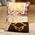 Genshin Impact Cartoons Cute Sleeping Cushion Pillow 4