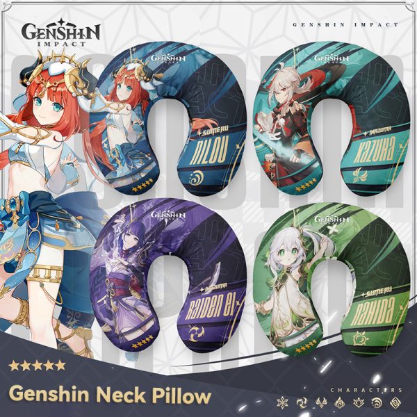 Genshin Impact U Shaped Neck Pillow-01
