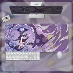 Genshin Impact Raiden Shogun Mouse Pad Gaming Keyboard Mouse Pad